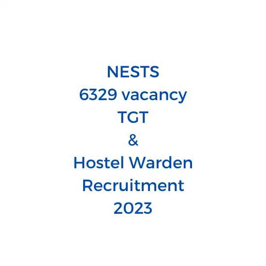 NESTS Recruitment