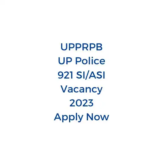 UP Police SI ASI Recruitment